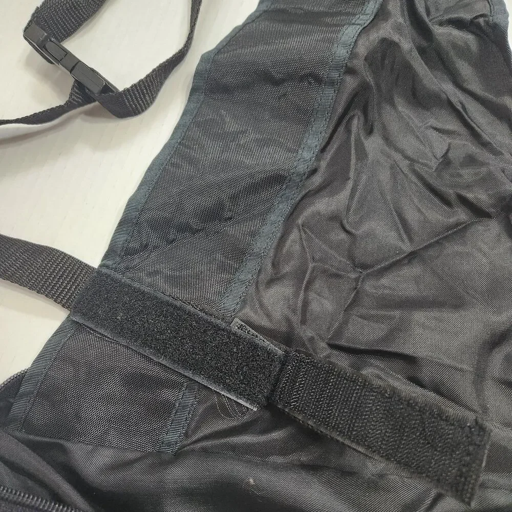Vintage Ski Pack Nylon Fanny Pack Waist Belt Leg Rig Black Made In Hong Kong